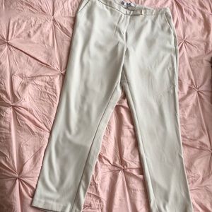 Slim fit khaki dress pants